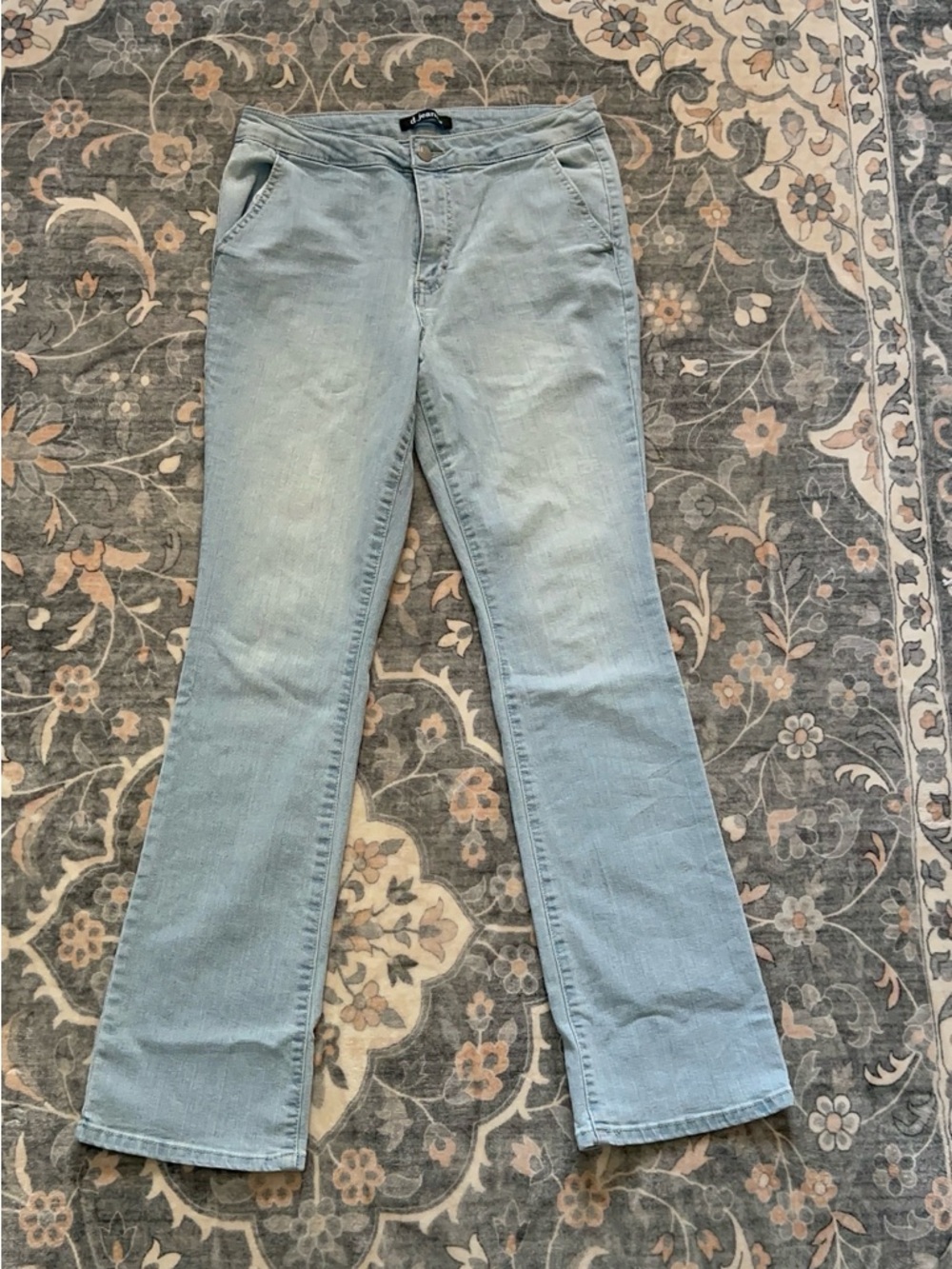 d. jeans Light Blue Flared Women's Jeans